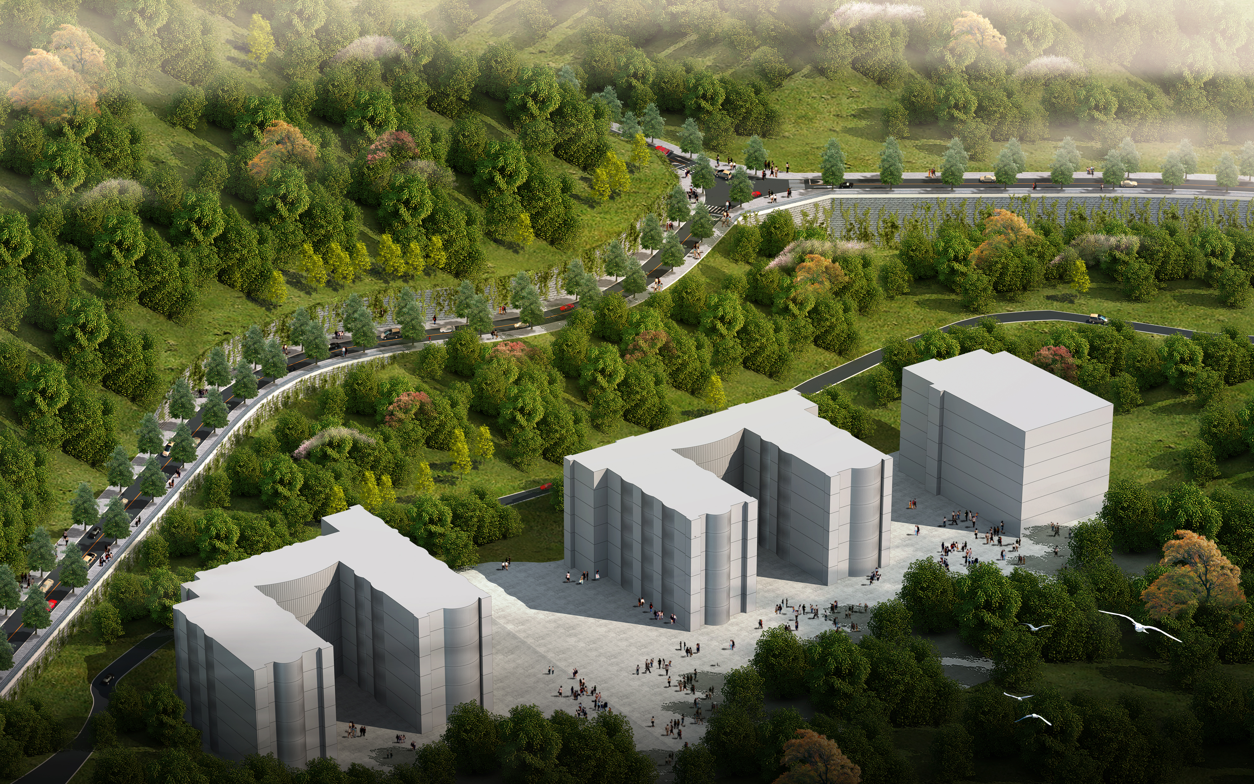 郵電大學(xué)路段效果圖.jpg